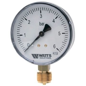 Манометр радиальный Watts F+R200 (1/4", 6 бар, 63 мм.) 10007723