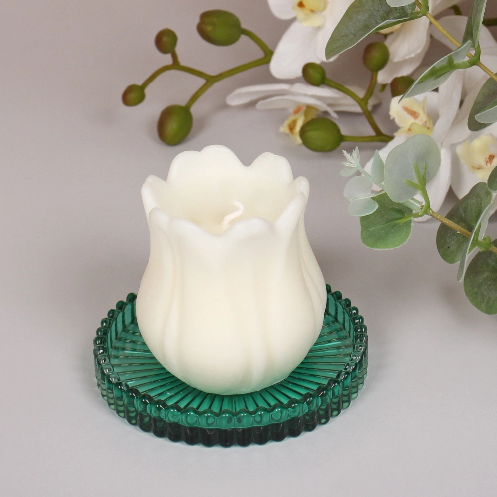 Подсвечник «Романтика» 10*1,5 см, Изумруд