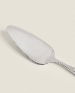 ZARA HOME ЛОПАТКА ДЛЯ ТОРТА ИЗ НЕРЖАВЕЮЩЕЙ СТАЛИ, КРЕМОВЫЙ