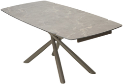 Стол RIVOLI 140 MATT LATTE STONE SOLID CERAMIC / TAUPE, ®DISAUR