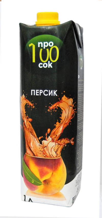Про100 сок Персиковый  нектар  1л/10 ТУ