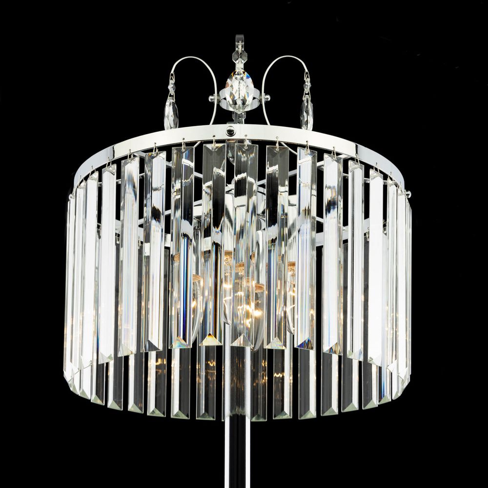 Citilux Инга CL335941 Торшер хрустальный Хром