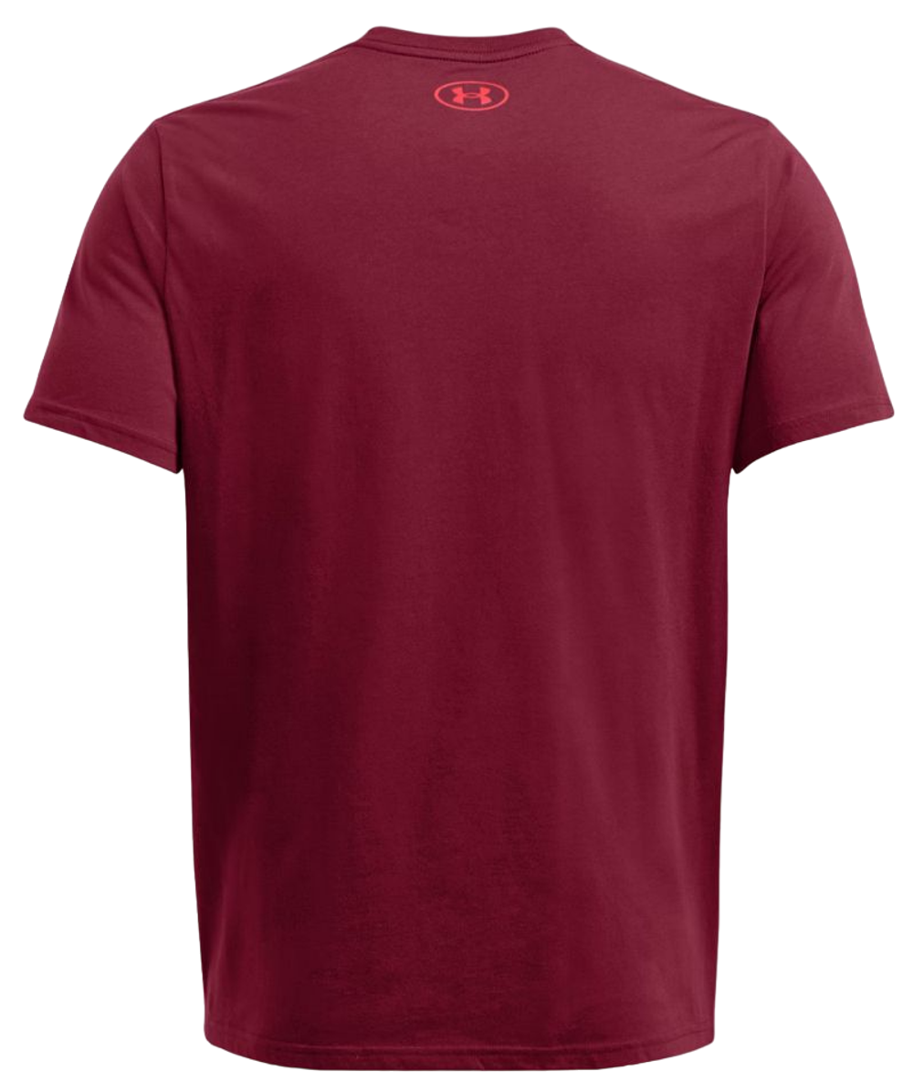Теннисная футболка Under Armour Men's Foundation Short Sleeve - Red