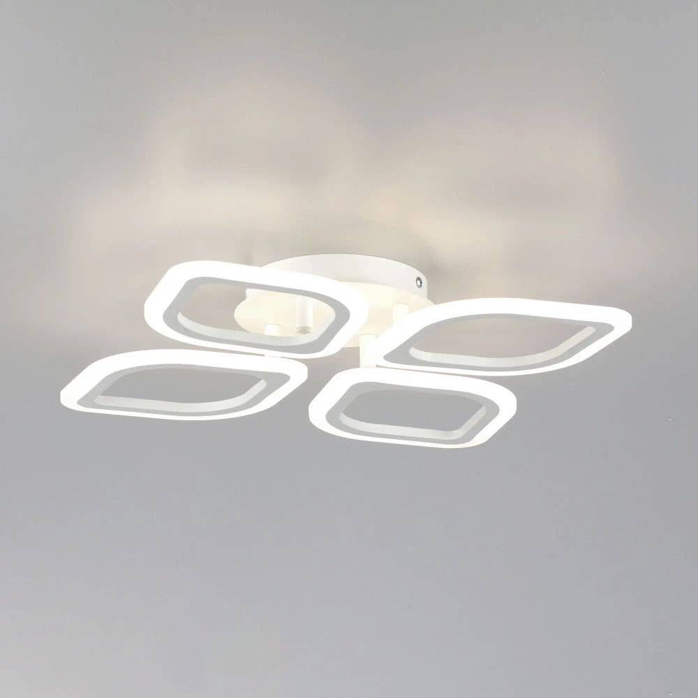 Citilux Ромби CL236040R LED Люстра с пультом Белая