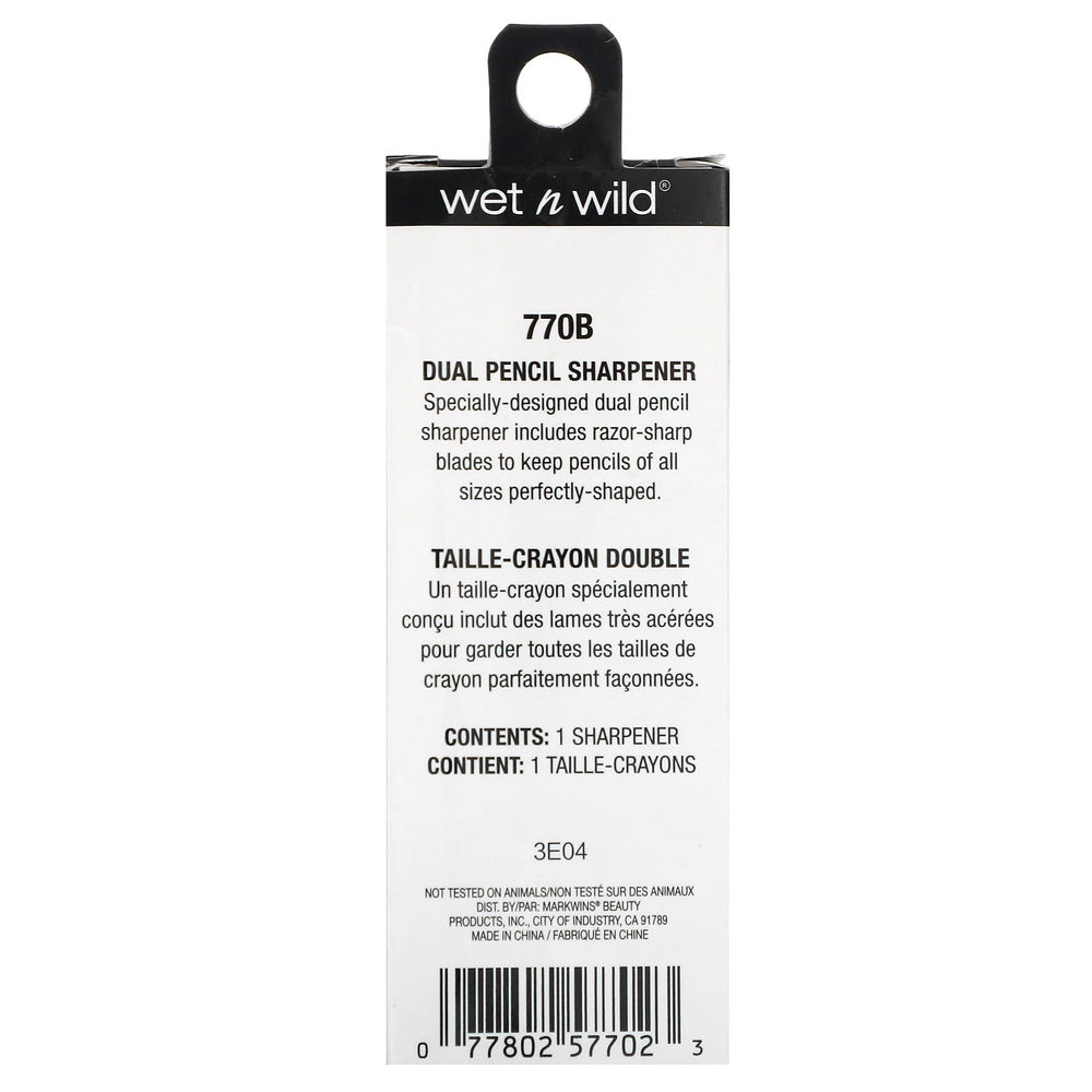 wet n wild, двойная точилка для карандашей, 1 шт.