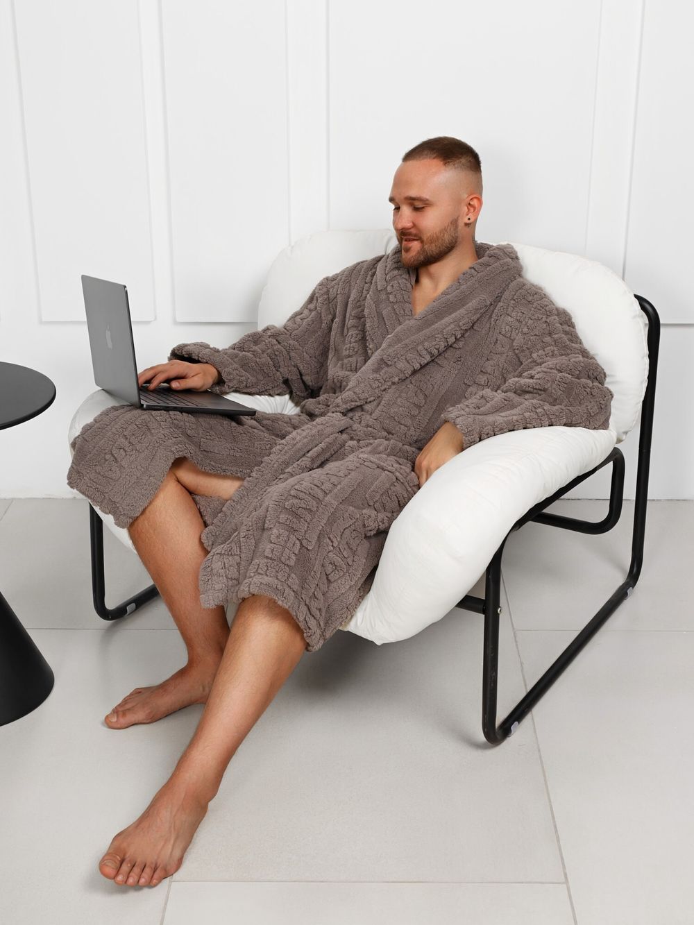 Халат мужской Идеал-3 Виотекс СЕРЫЙ