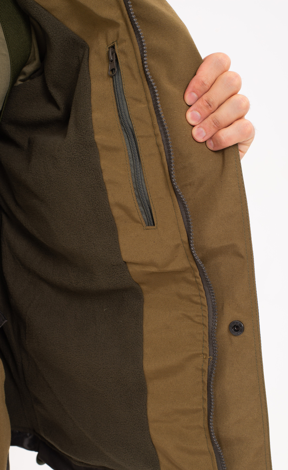 Костюм OneRus "Горный -5" (Брезент/Таслан, Флис), Хаки