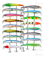 Воблер для троллинга (судак, щука, лосось) LureMax STINKA 130FDR-196 17 г. плавающий