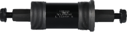 Каретка-картридж HXXH с пром.подш., под квадрат,ось 124,5мм,резьба 1.37''* 24Т стакан 68мм, черная