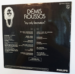Винтажная виниловая пластинка LP Demis Roussos Демис Руссос My Only Fascination (France 1974)