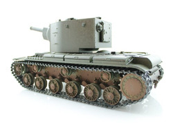 Радиоуправляемый танк Torro KV-2 1/16 с пневматической пушкой, деревянная коробка, реалистичный звук и дым, уникальная роспись