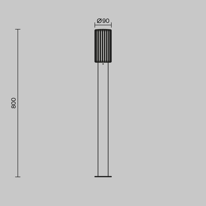 Ландшафтный светильник Maytoni Outdoor O502FL-01B1