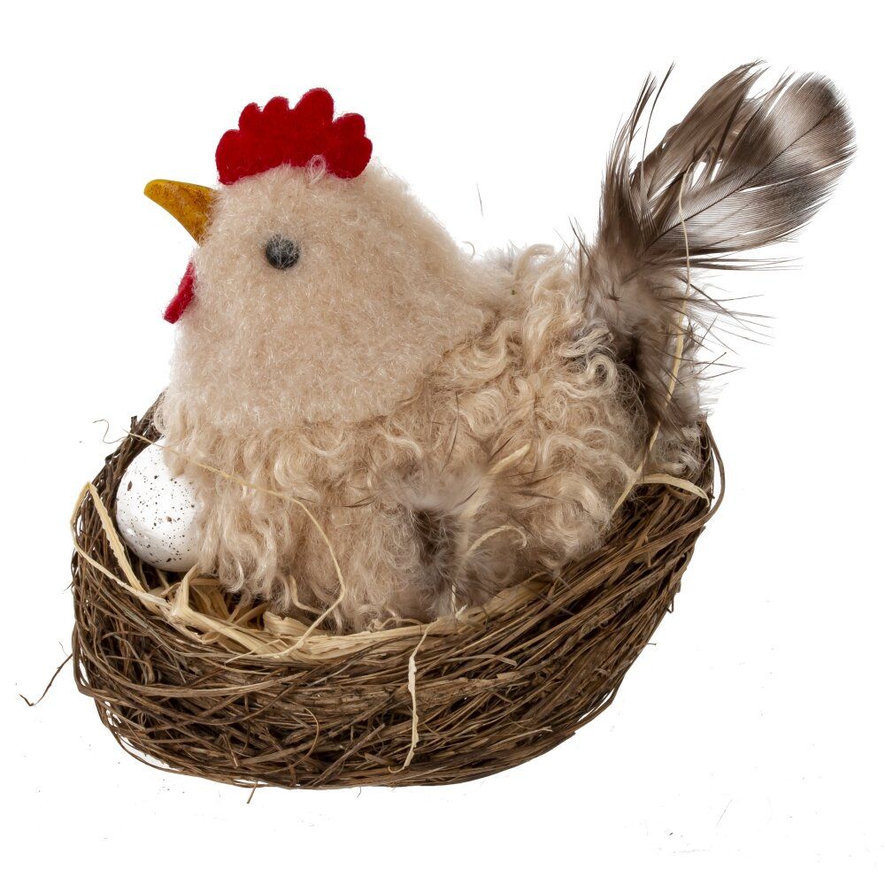 GAEM Изделие декоративное "Гнездо пасхальное" (блок 6шт), L7 W7 H7 см, 3в.