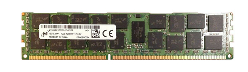 Серверная оперативная память DIMM DDR3L 16Gb, 1600Mhz, Micron ECC REG CL11 1.35V (MT36KSF2G72PZ-1G6E1FF)