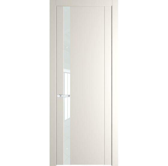 Межкомнатная дверь эмаль Profil Doors 1.2P перламутр белый стекло белый лак