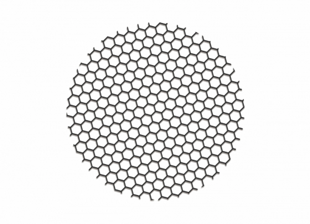 Антислепящая решетка для светильников DL18866, D43 мм, черный