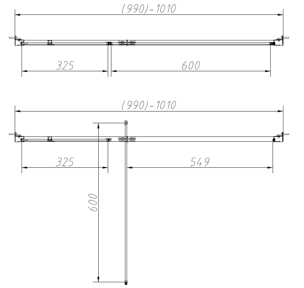 Душевой уголок Slim-N VSR-4SNP9010CLGM, 1000*900, вороненая сталь, стекло прозрачное