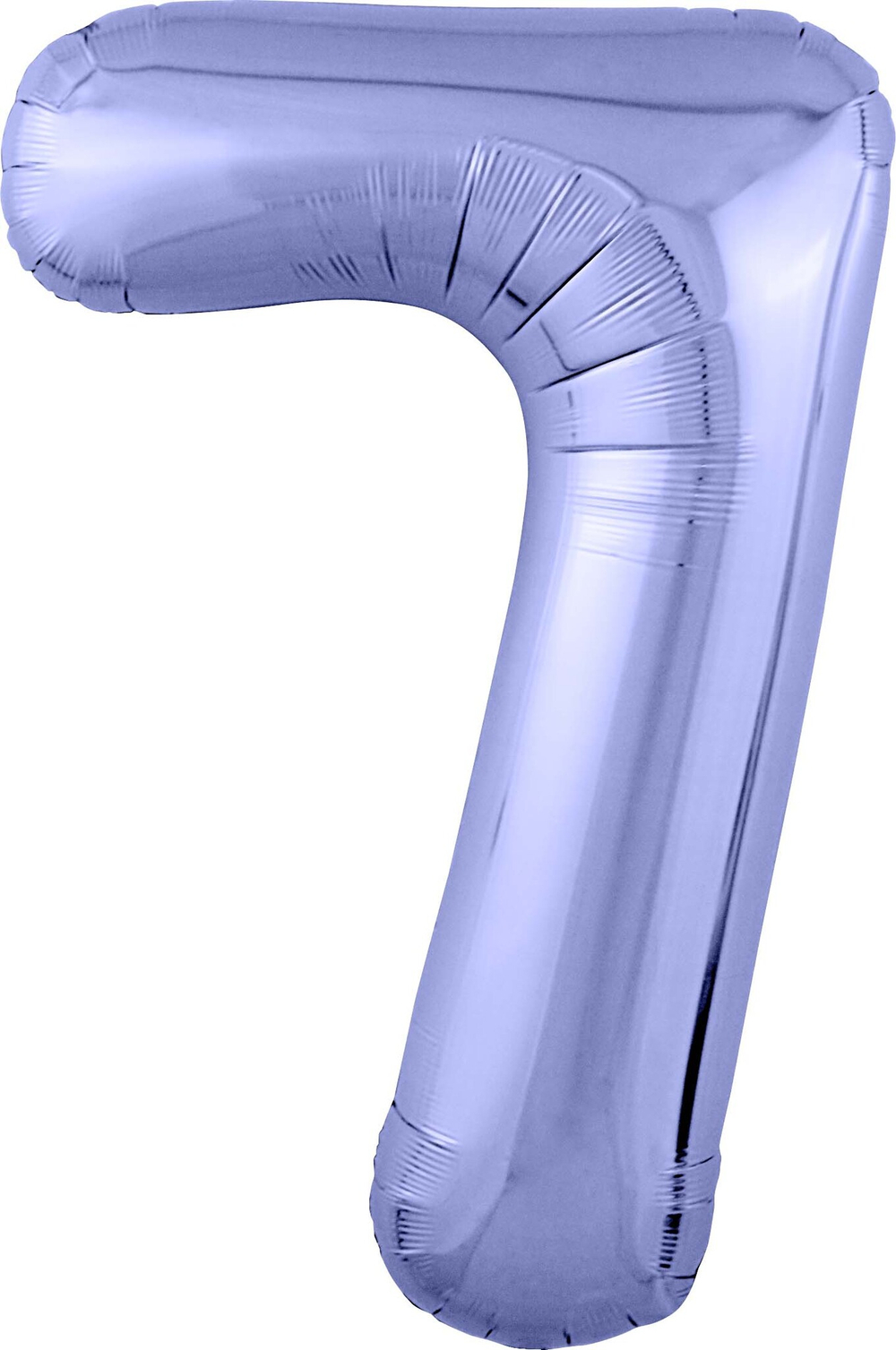 Шар (40""/102 см) Цифра, 7 Slim, Сиреневый, 1 шт. в упак. И84
