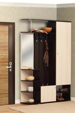 Шкаф комбинированный Кармен-7 венге/вудлайн