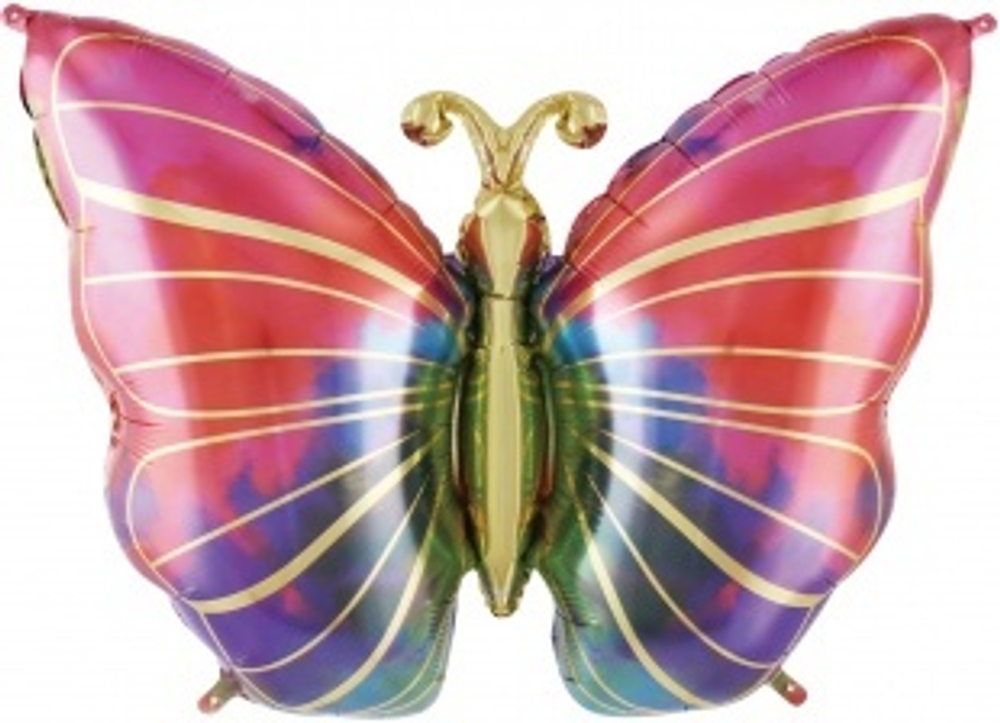 Шар (29""/74 см) Фигура, Волшебная бабочка, Градиент, 1 шт. А079