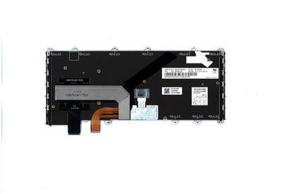 Клавиатура для Ноутбука Lenovo LenovoThinkPad Yoga 260 с подсветкой, раскладка - английская, черная (00PA124)