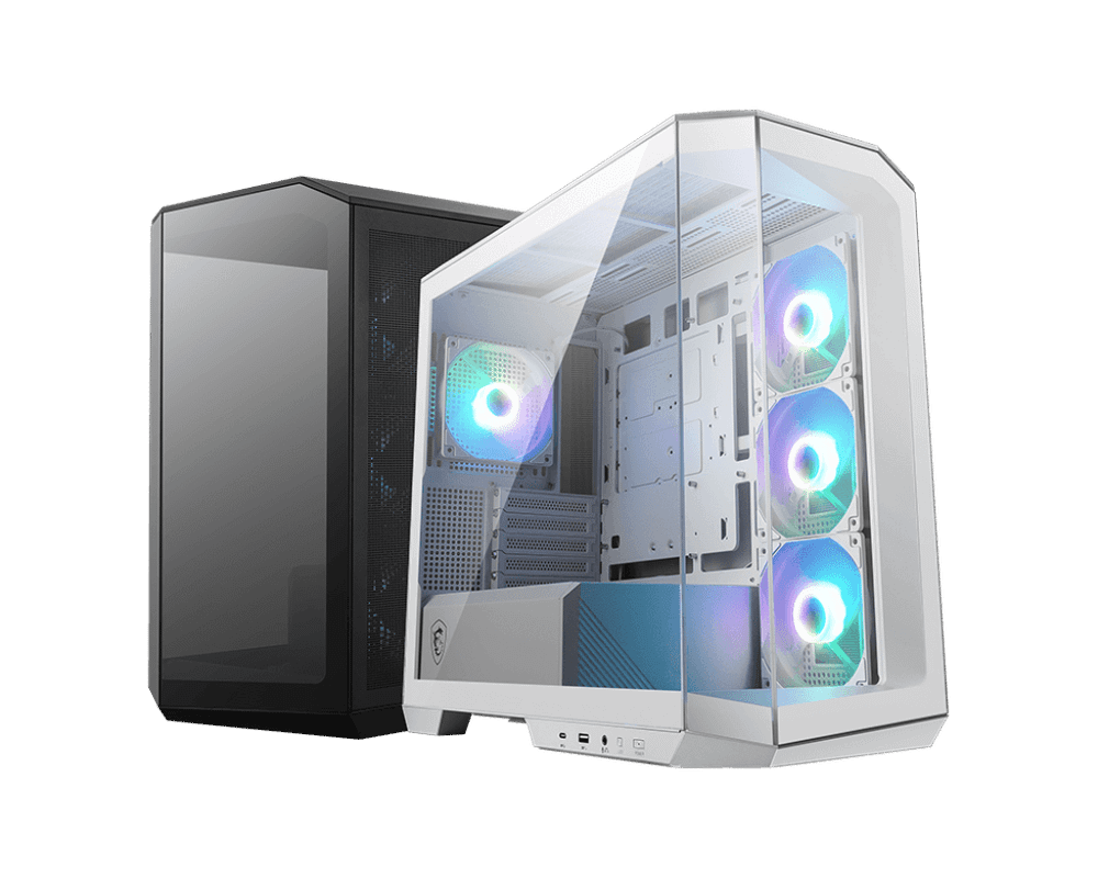 Компьютерный корпус MSI MAG PANO M100R PZ mATX/ITX 1x3.5"/2.5", USB 3.2 Type-A Black