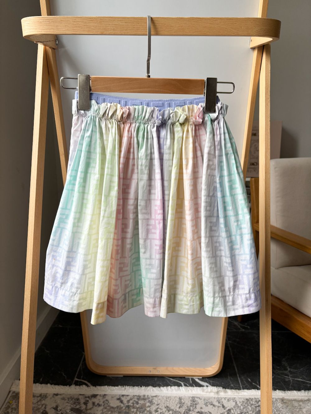 Хлопковая юбка Fendi, 122