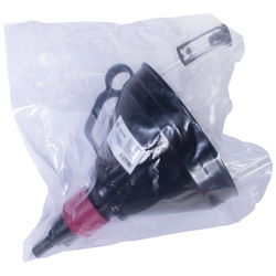 МАСТАК (135-00002) Воронка с гибким сливом, полипропиленовая, 170 х 170 х 235 мм