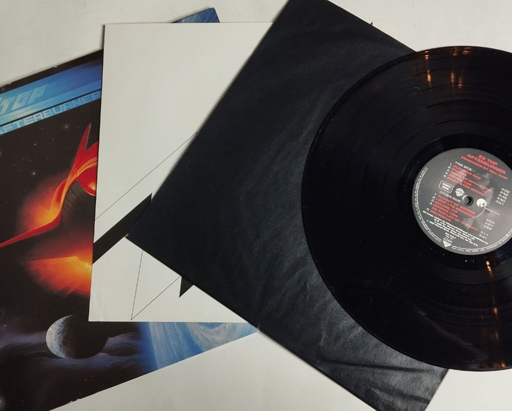 Винтажная виниловая пластинка LP ZZ Top Afterburner (Germany 1985) Velcro Fly