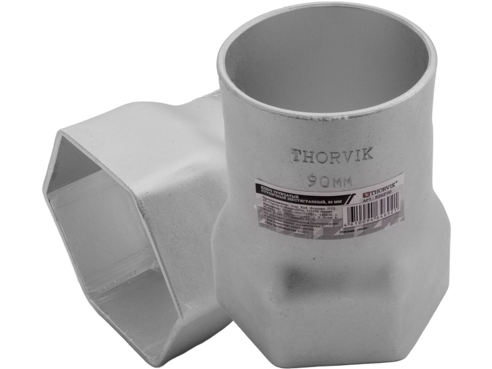Ключ трубчатый ступичный шестигранный,90 мм Thorvik BS6P90