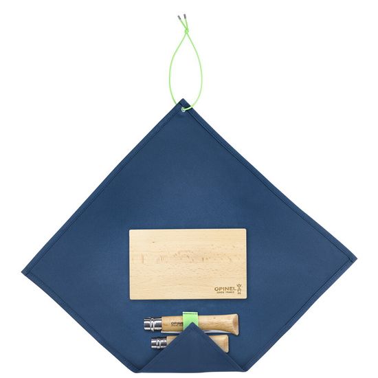 Складной нож Набор 3-x ей Opinel Outdoor c клинком из стали Sandvik™ 12С27, рукоять дерево (Бук)