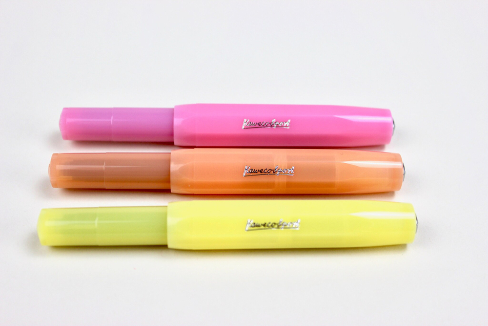 Перьевая ручка Kaweco FROSTED Sport Sweet Banana (10001834) F 0.7 мм, банановый корпус