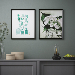 IKEA BILD  (ИКЕА БИЛД)  -  Постер, цветы в вазе, 40x50 см