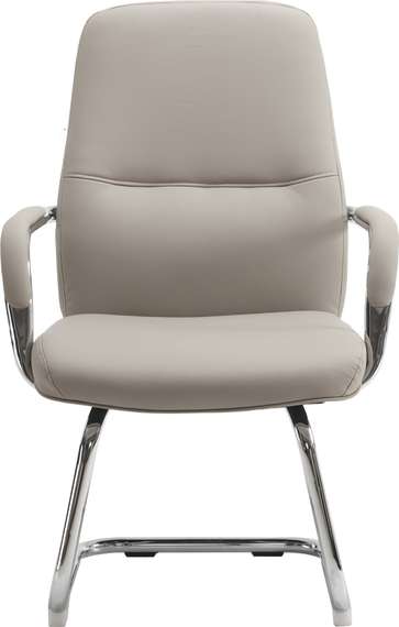 Кресло для посетителей Everprof Vesta CF Экокожа Бежевый