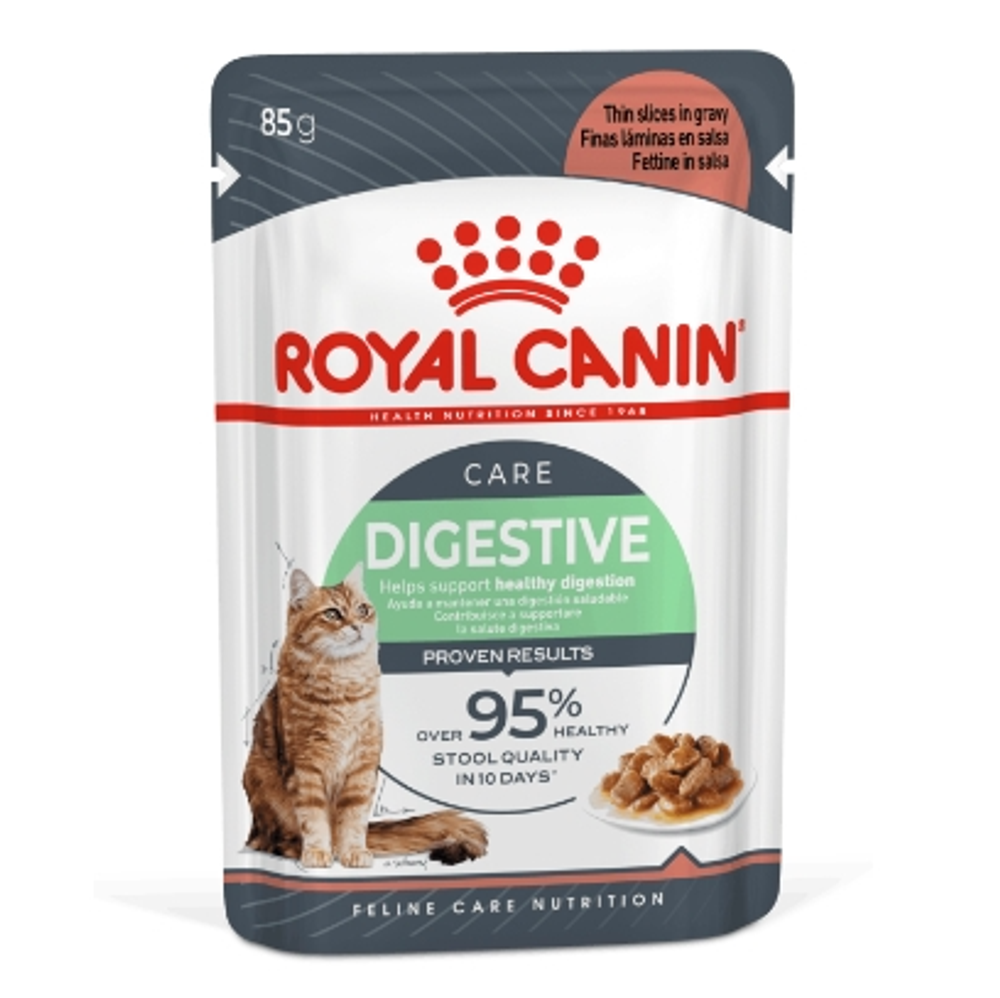 Royal canin digestive care 85 г пауч соус влажный корм для кошек с чувствительным пищеварением