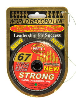 Шнур плетёный WFT KG STRONG Green 250/039