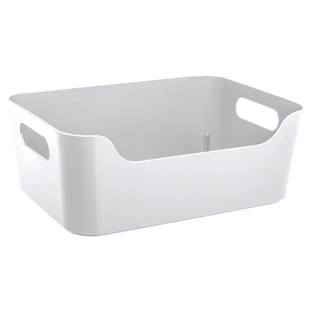 КОРЗИНКА УНИВЕРСАЛЬНАЯ SCANDI, 340Х240Х140 ММ, 10Л (Белый)