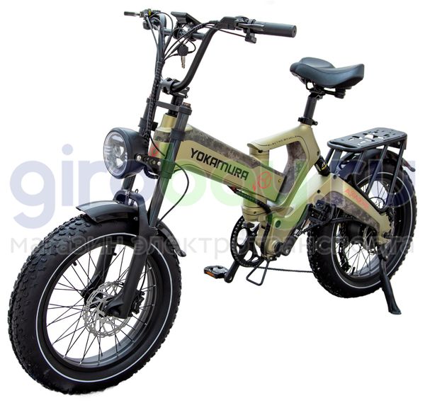 Электровелосипед Yokamura Apache (48V/20Ah) - Military Khaki фото №1