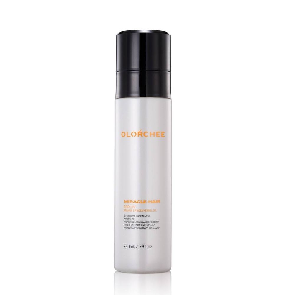 Сыворотка-спрей OLORCHEE Miracle Hair Serum (Leave-In) увлажняющая с маслами арганы и семян моркови (несмываемая) - 220 мл.