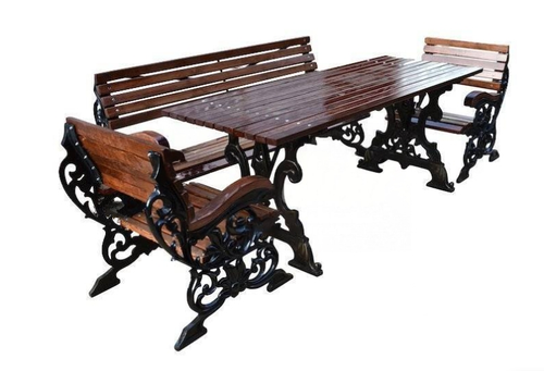 Комплект садовой мебели чугунный «Флора»