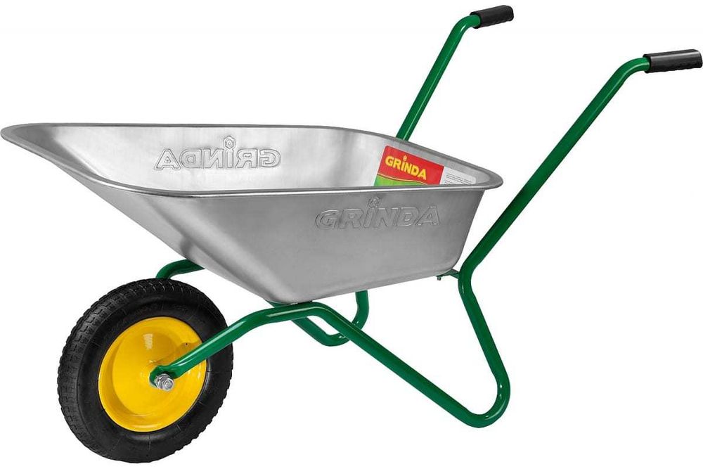 Тачка садовоя GRINDA GB-1 90л 100 кг 422399 одноколес