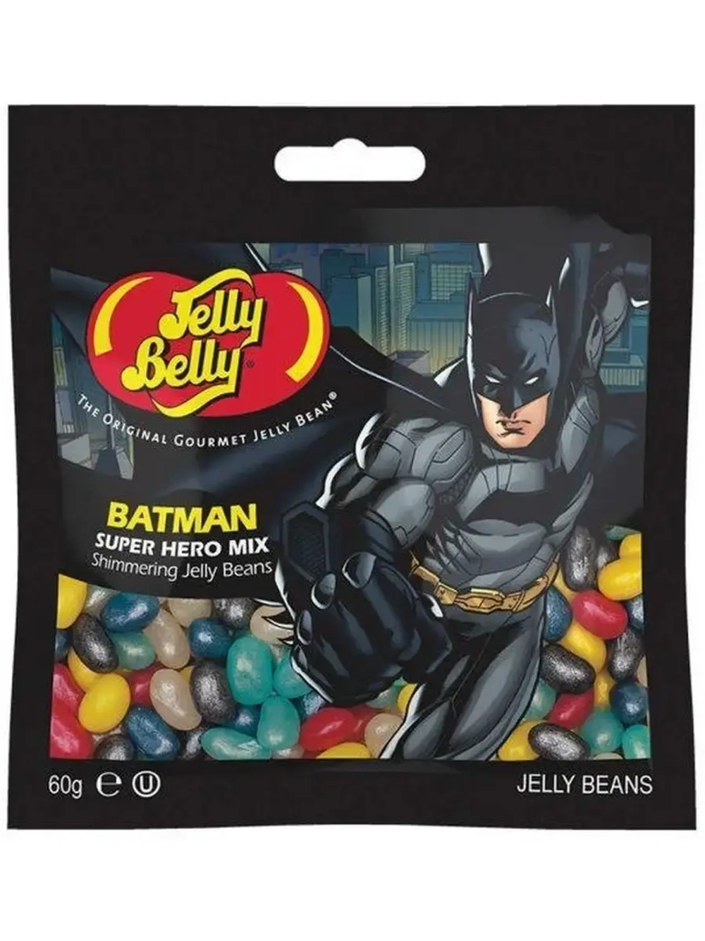 Драже жевательное Jelly Belly Super Hero Batman , 60гр