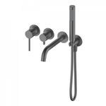 Смеситель для ванны встраиваемый WONZON & WOGHAND STICK, Темный графит (WW-889017-BGM)