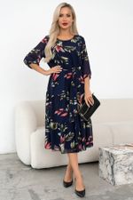 Платье Хелен (темно синий)-52р-р Р11-2075/9 Nikol