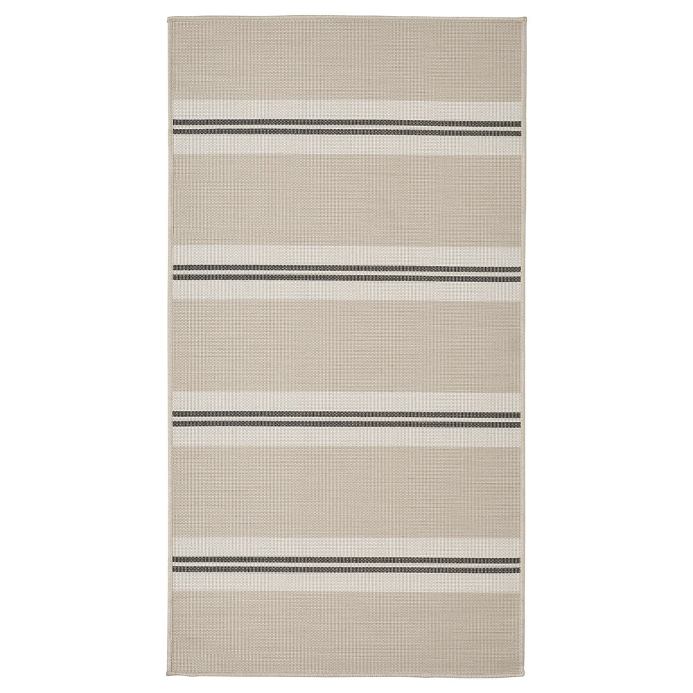 Безворсовый ковер IKEA VIRKLUND (ВИРКЛУНД), Бежевый, 80x150 см