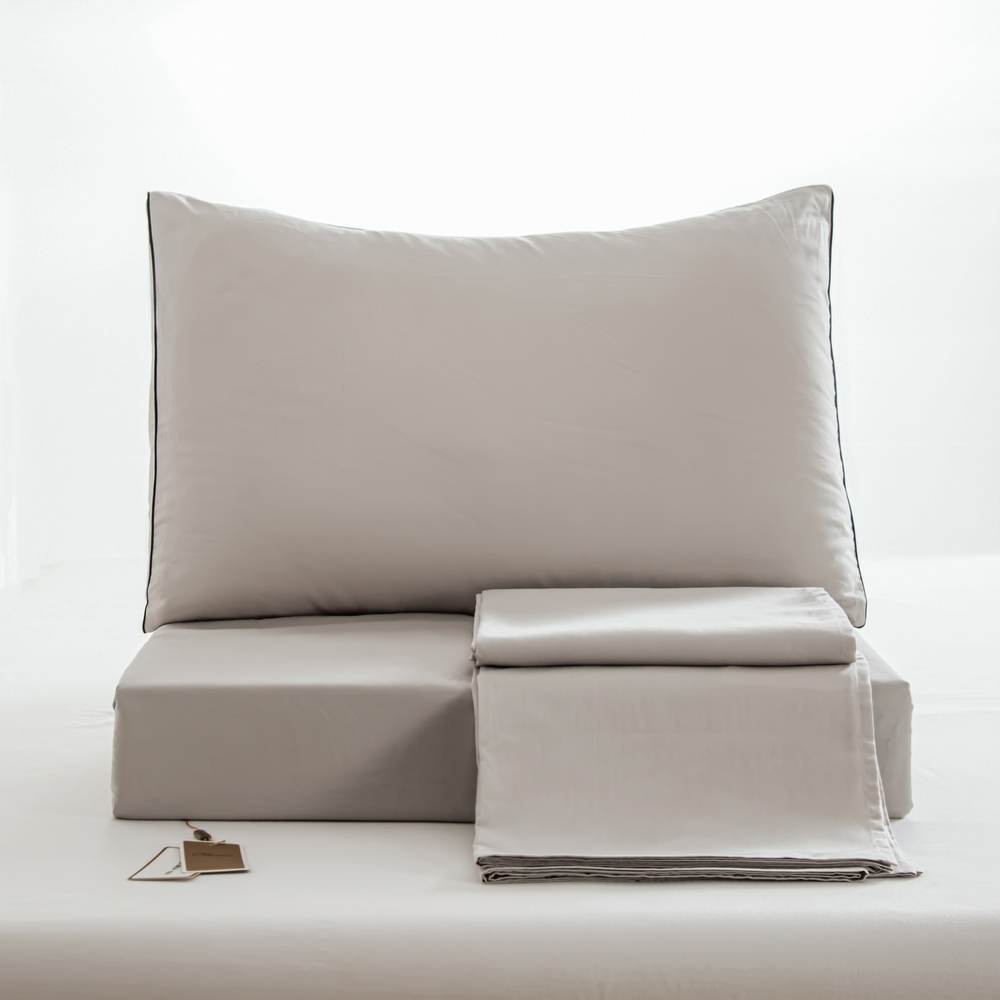 Комплект постельного белья Однотонный Сатин Элитный OCE002