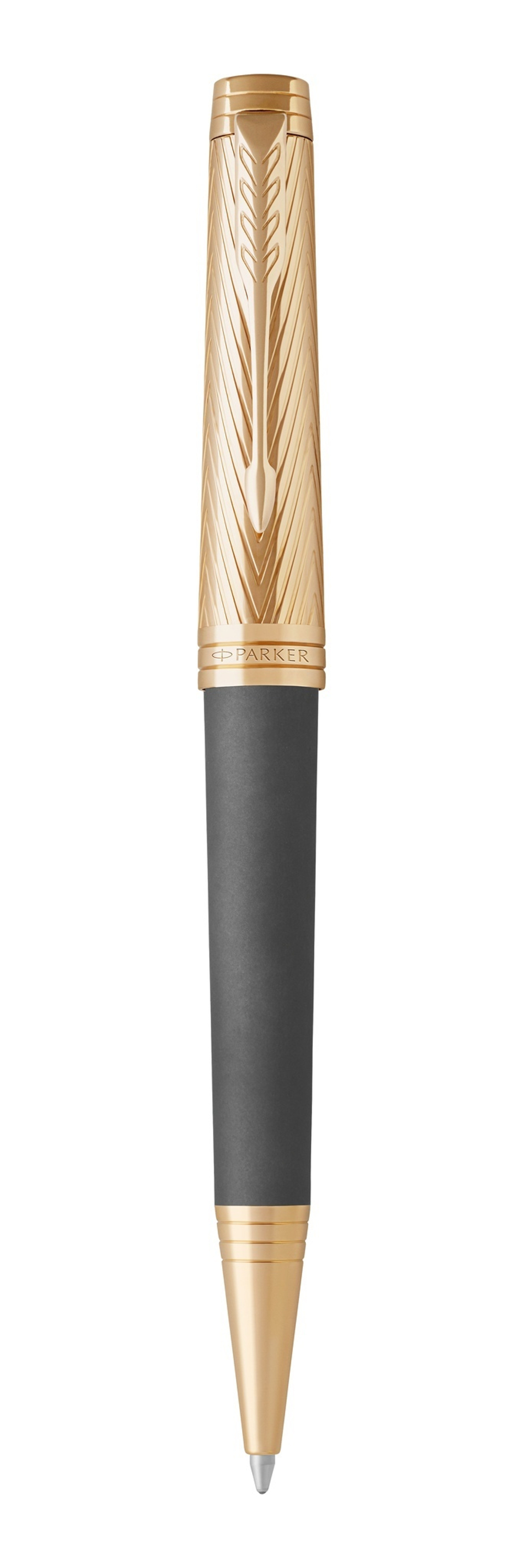 Шариковая ручка Parker Premier  Storm Grey, K561, Deep Grey GT, MBlack
