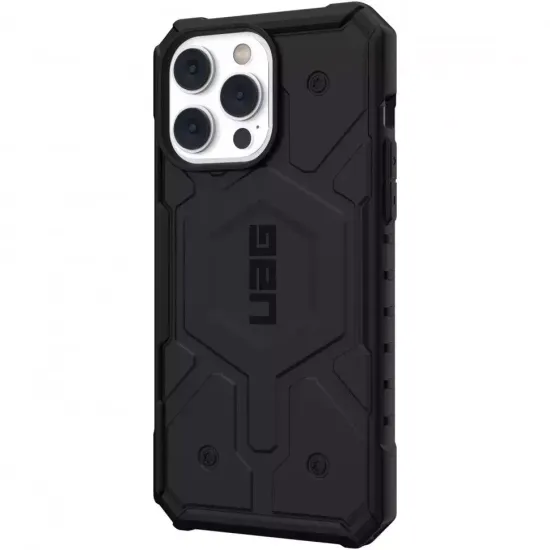 Чехол с поддержкой MAGSAFE Uag Pathfinder для iPhone 14 Pro Max 6.7", цвет черный (Black)