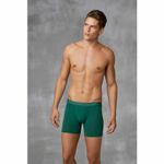 Мужские трусы боксеры набор 3в1 (зеленый, синий, бордовый) Doreanse 1742 Classic Box Lounge X3