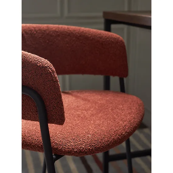 Барный стул Helning, терракотовое букле